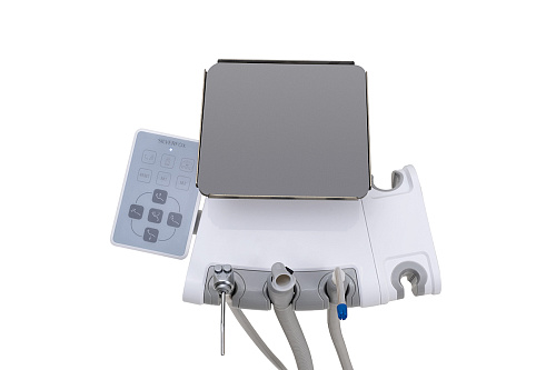 SILVERFOX 8000C-SRS0 – Стоматологическая установка с нижней подачей и с мягкой обивкой